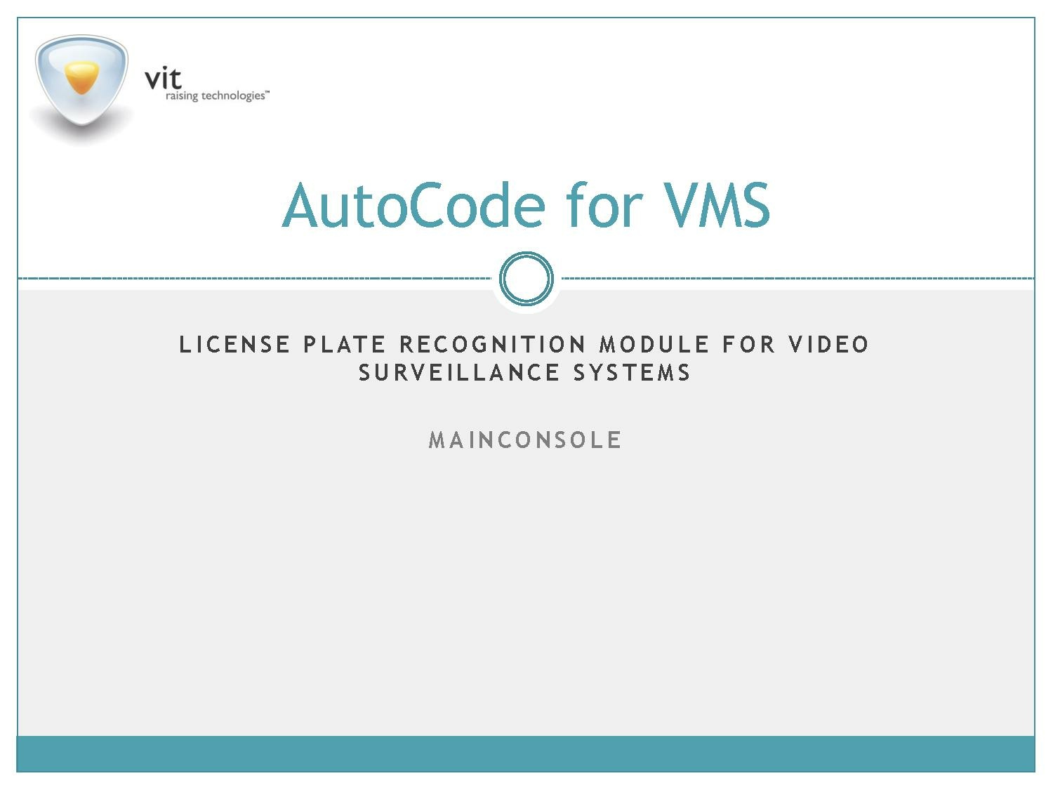 AutoCode for VMS Presentation